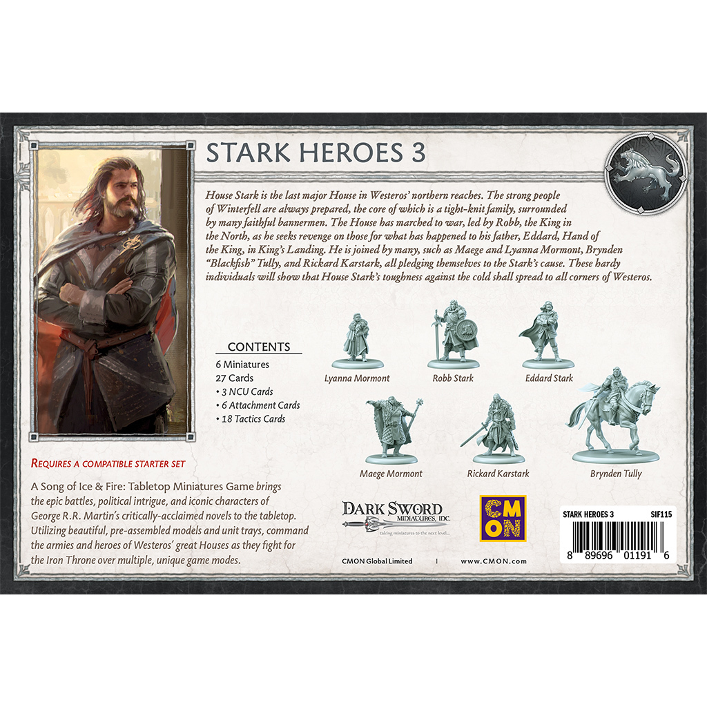 A Song of Ice and Fire : Tabletop Miniatures Game - Stark Heroes #3